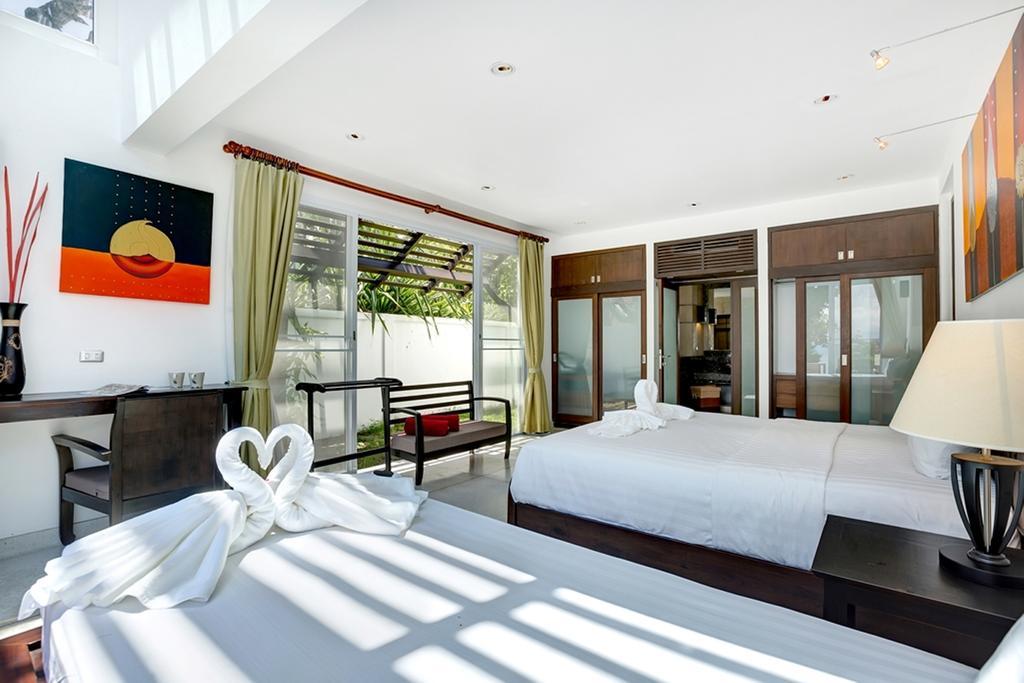 Emerald Sands - Beach Front 4 Bed Pool Villa เกาะสมุย ห้อง รูปภาพ