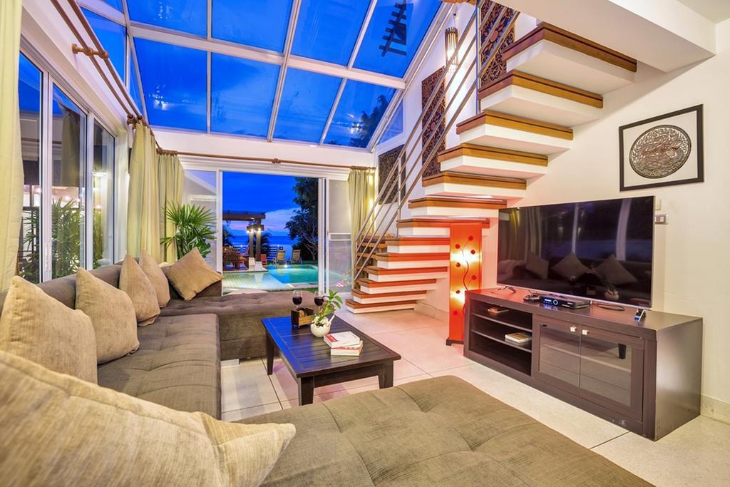 Emerald Sands - Beach Front 4 Bed Pool Villa เกาะสมุย ห้อง รูปภาพ